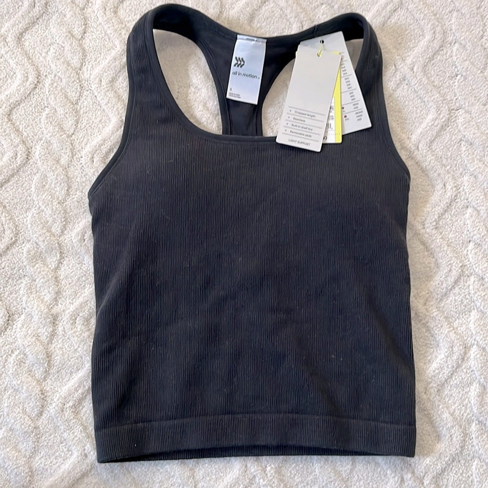 All in Motion | Ribbed Seamless Blank Tank